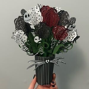 Paper Halloween Floral Arrangement